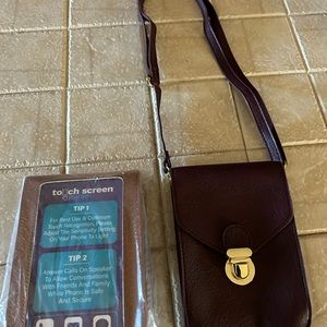 Cross body cell phone /billfold type wallet